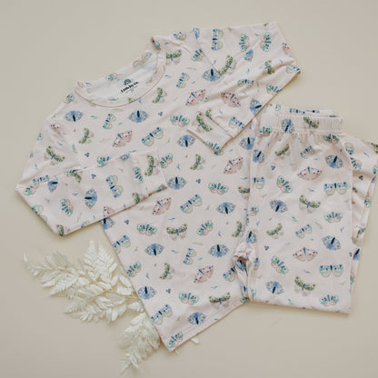 Luna Moths 2pc Bamboo Pajamas by Little Joy Co., product view 18