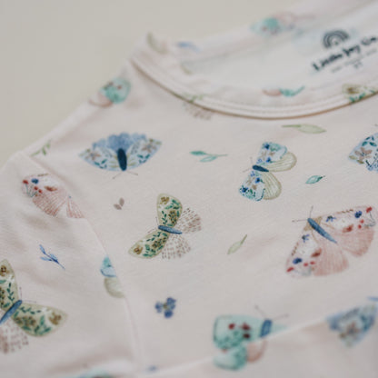 Luna Moths 2pc Bamboo Pajamas by Little Joy Co., product view 8