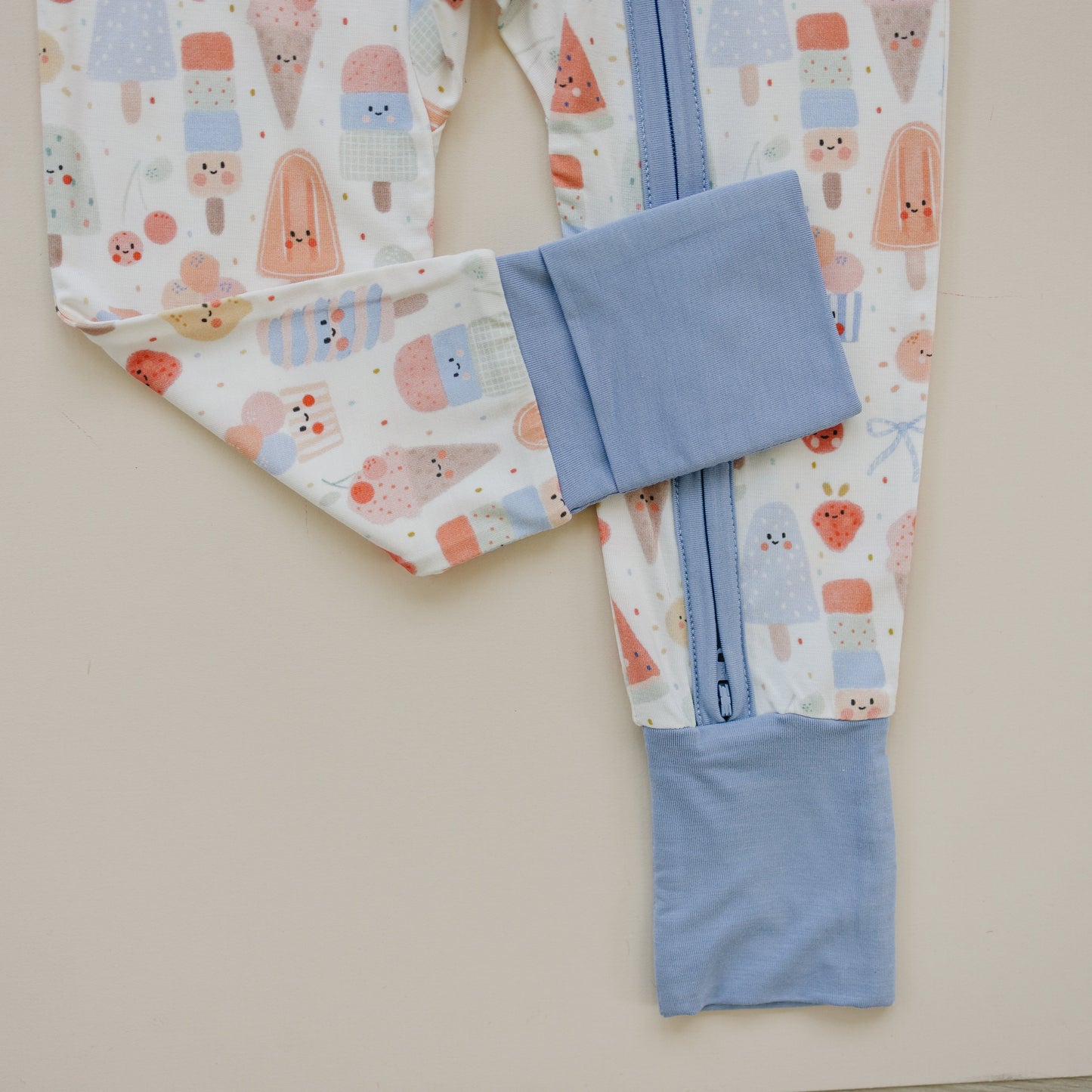 Sweet Summertime Bamboo Zippy Pajamas by Little Joy Co., product view 5