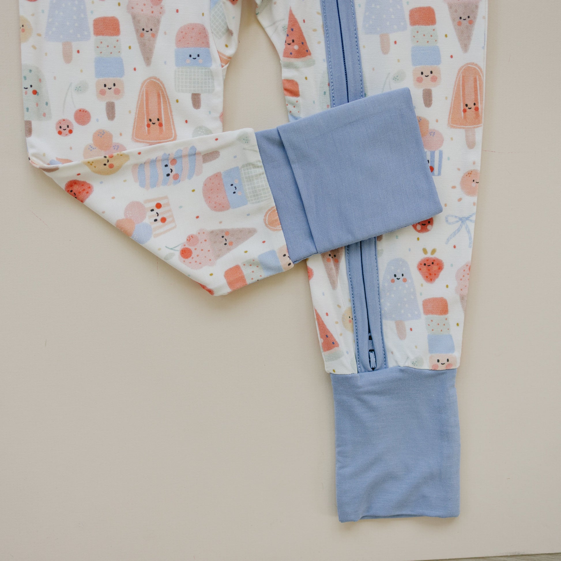 Sweet Summertime Bamboo Zippy Pajamas by Little Joy Co., product view 5