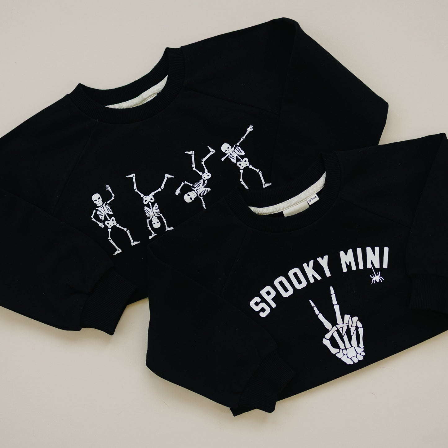 Organic Cotton Spooky Mini Crewneck Sweatshirt by Little Joy Co., product view 6