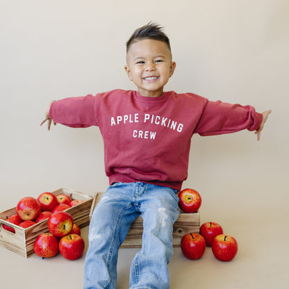Apple Picking Crew Crewneck Sweatshirt by Little Joy Co.