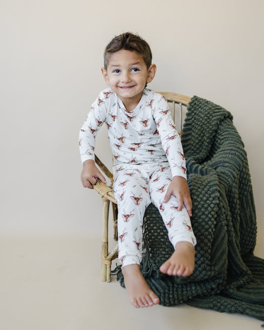 Reindeer Games 2pc Bamboo Pajamas by Little Joy Co.
