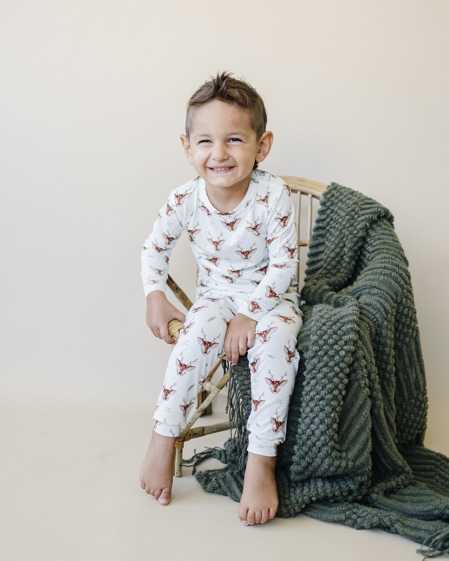 Reindeer Games 2pc Bamboo Pajamas by Little Joy Co., product view 7