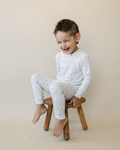 Polar Bear 2pc Bamboo Pajamas by Little Joy Co., product view 19