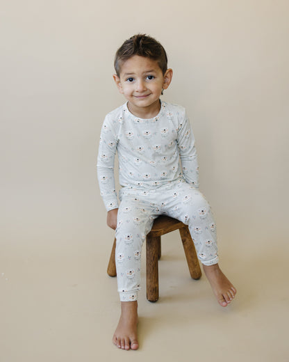 Polar Bear 2pc Bamboo Pajamas by Little Joy Co., product view 12