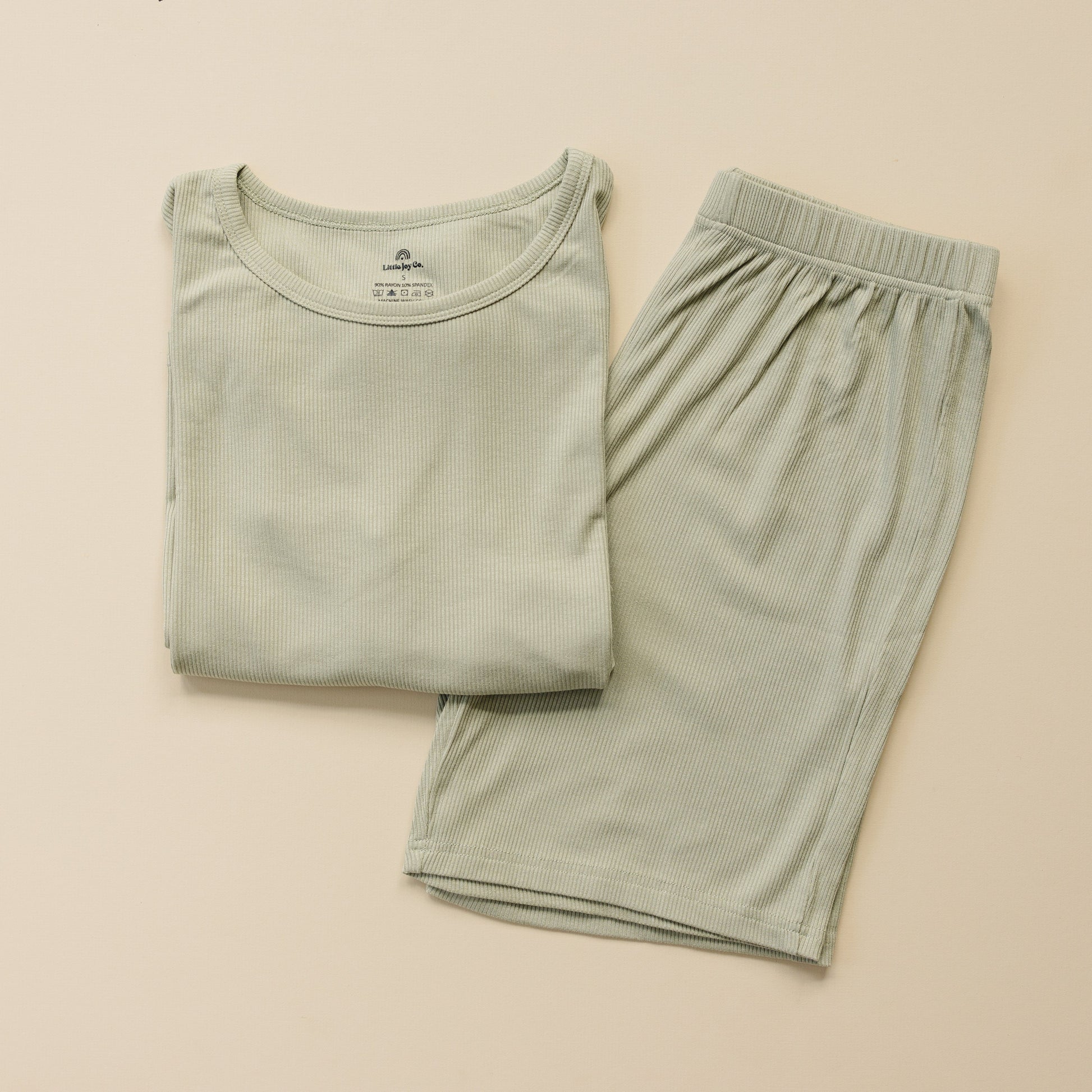 Women's Ribbed Bamboo Pajama Top & Bottoms - sold as separates by Little Joy Co., product view 14