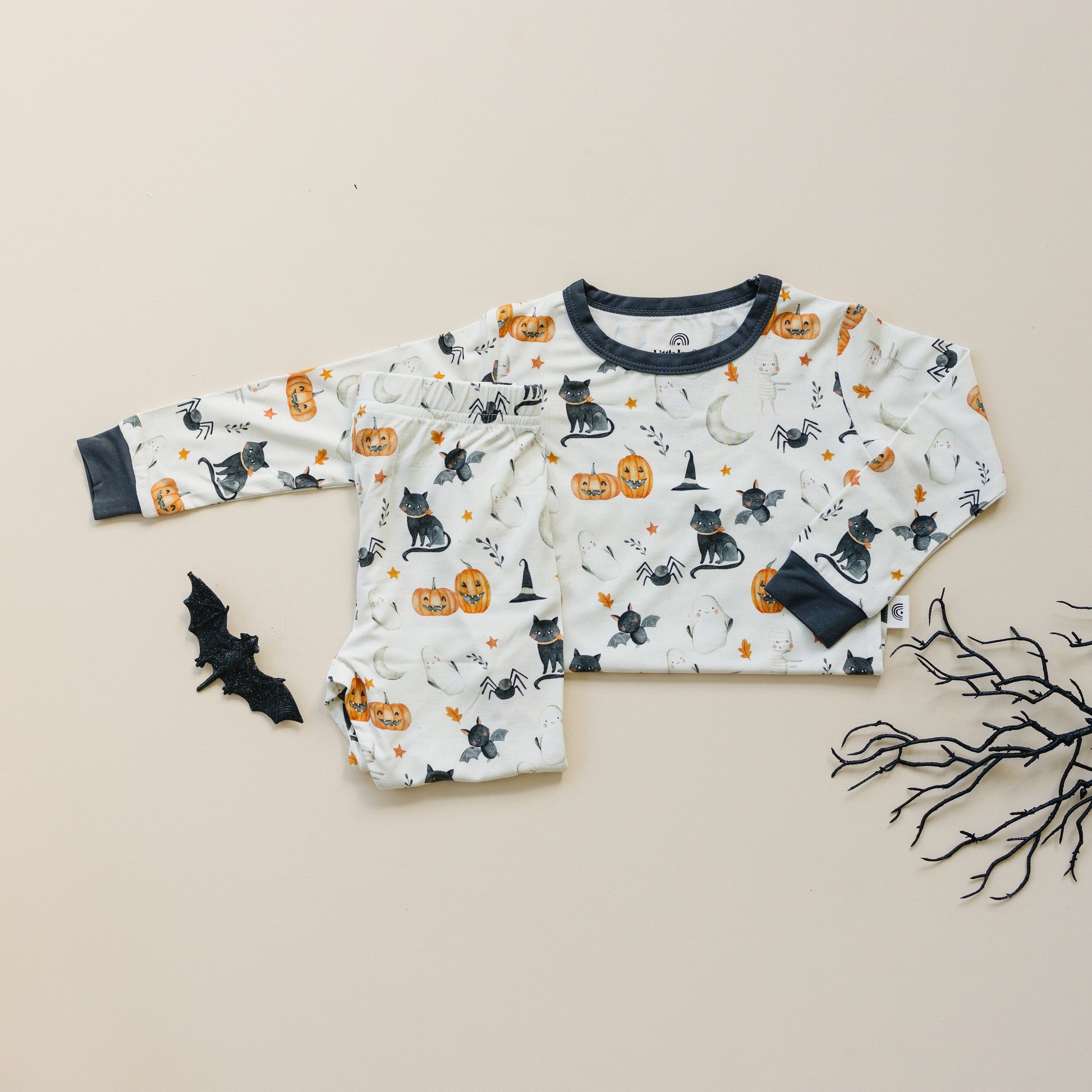 Boo Crew 2pc Bamboo Pajamas by Little Joy Co., product view 7