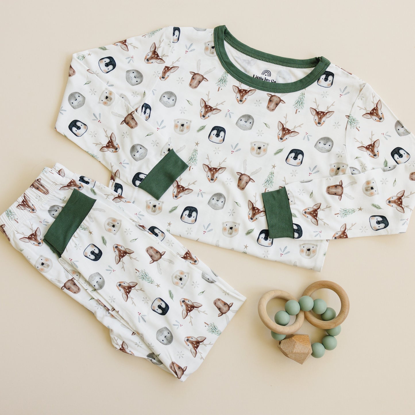 North Pole Pals 2pc Bamboo Pajamas by Little Joy Co., product view 17