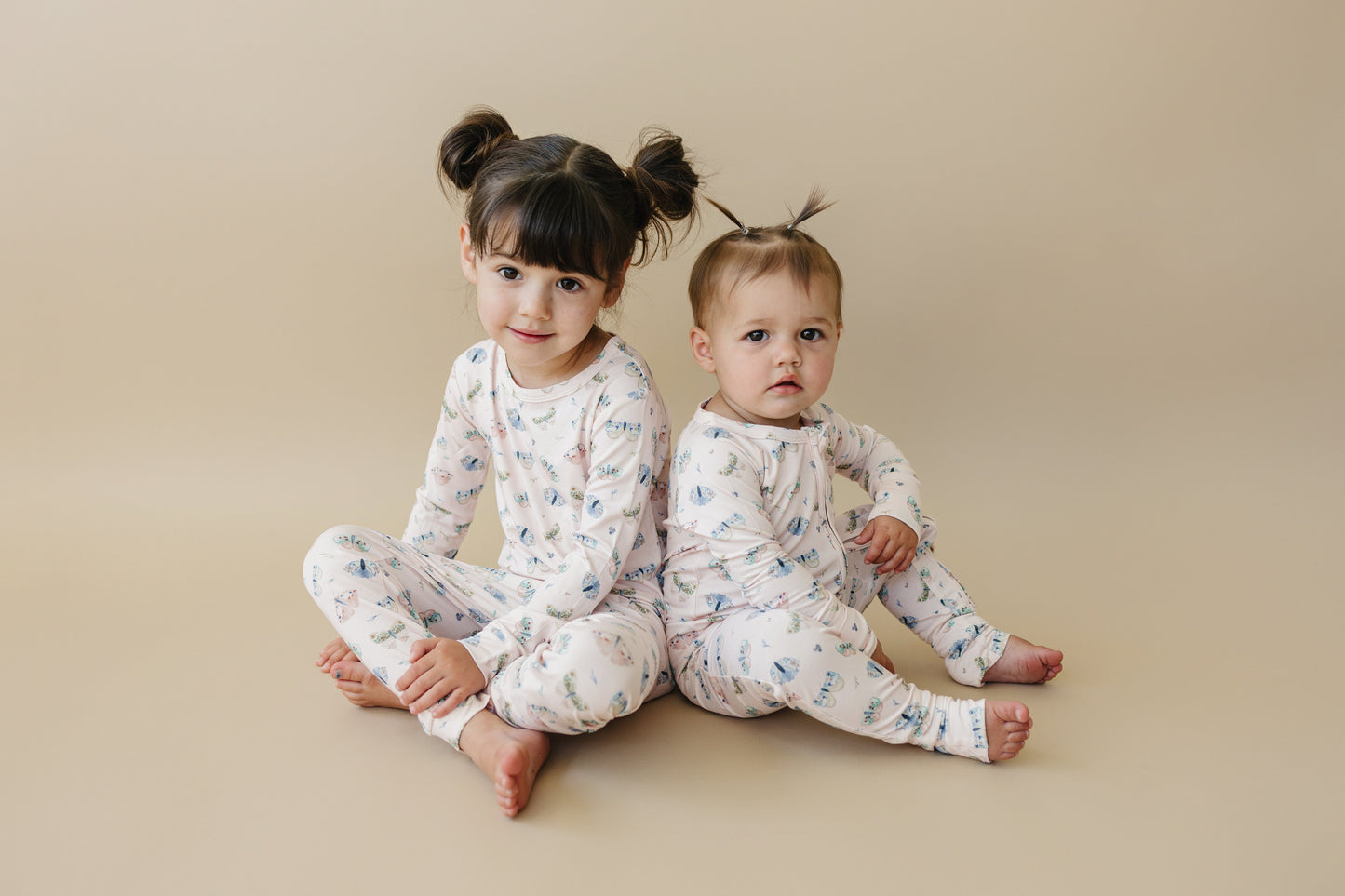 Luna Moths 2pc Bamboo Pajamas by Little Joy Co., product view 6