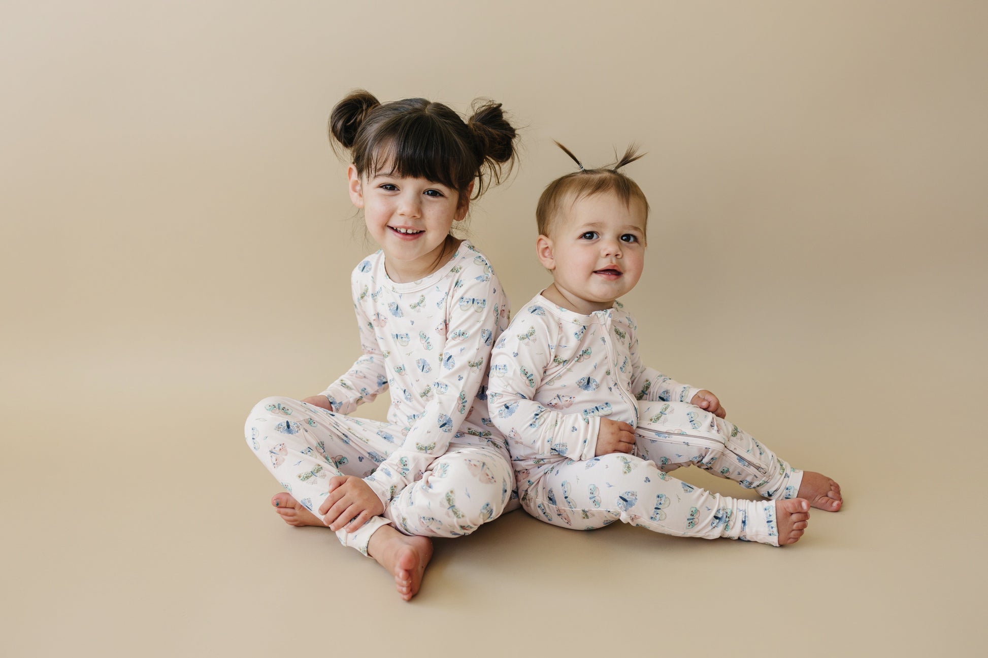 Luna Moths Bamboo Zippy Pajamas by Little Joy Co., product view 8