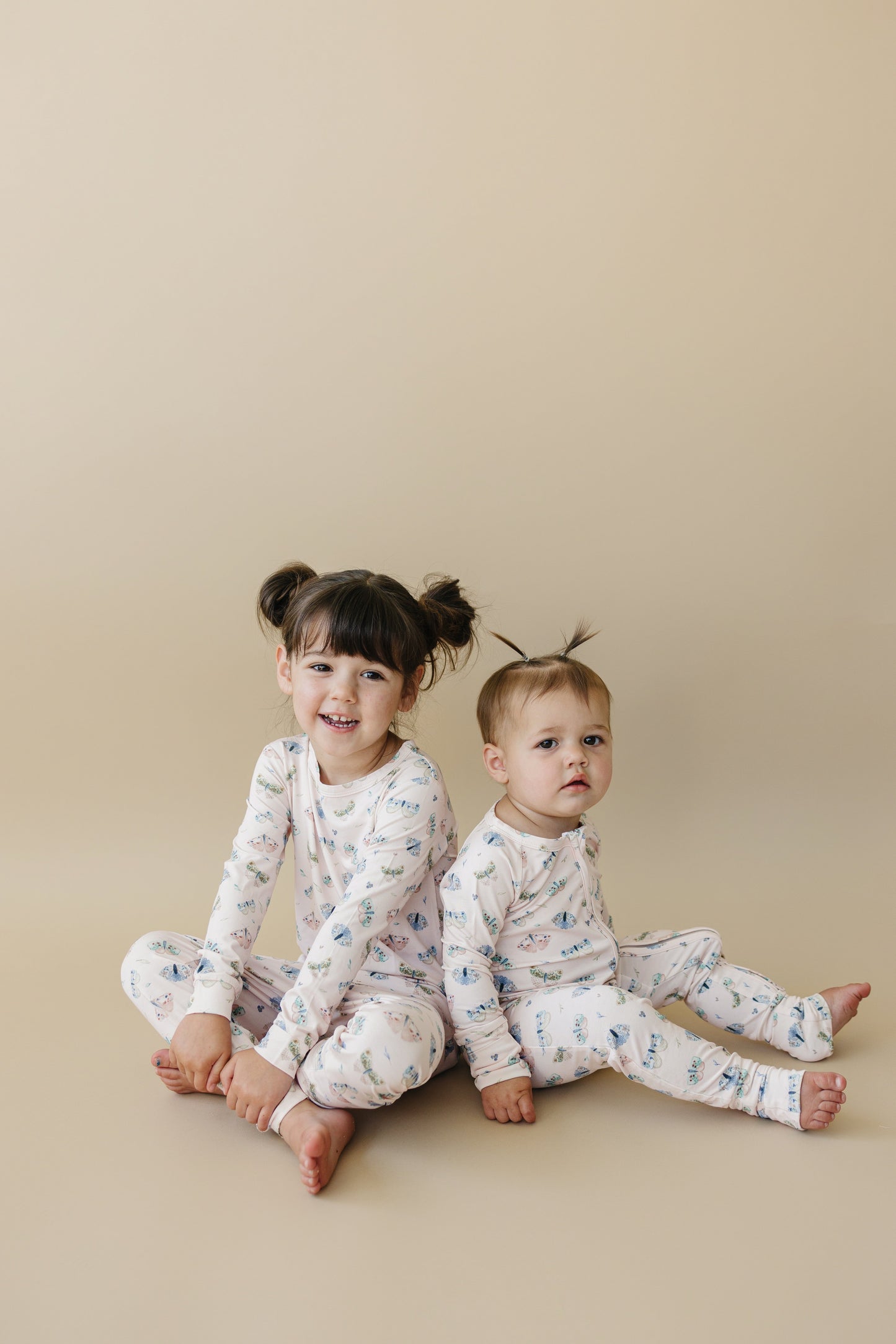 Luna Moths Bamboo Zippy Pajamas by Little Joy Co., product view 6