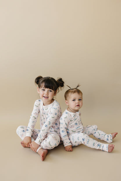 Luna Moths 2pc Bamboo Pajamas by Little Joy Co., product view 25