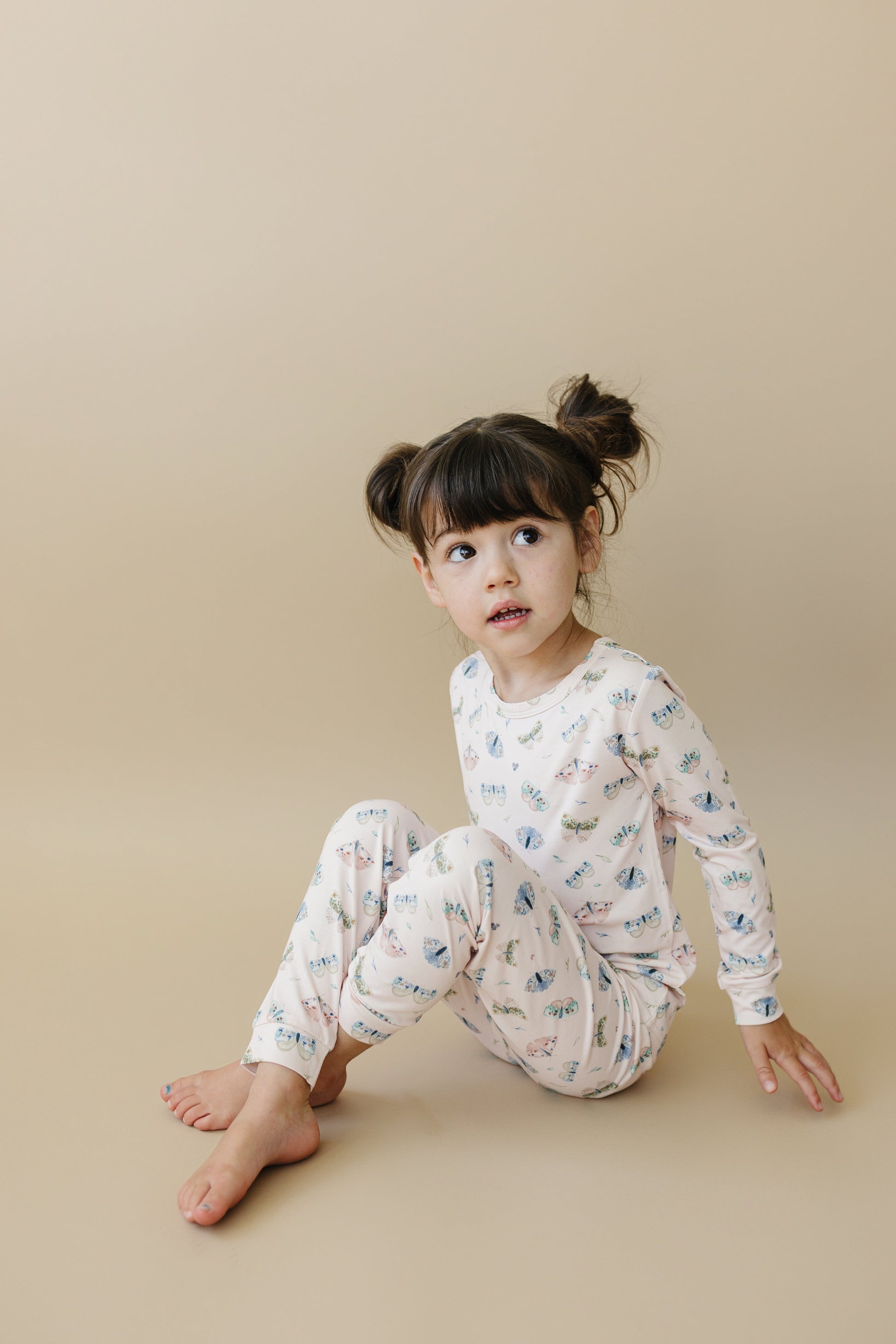 Luna Moths 2pc Bamboo Pajamas by Little Joy Co., product view 9