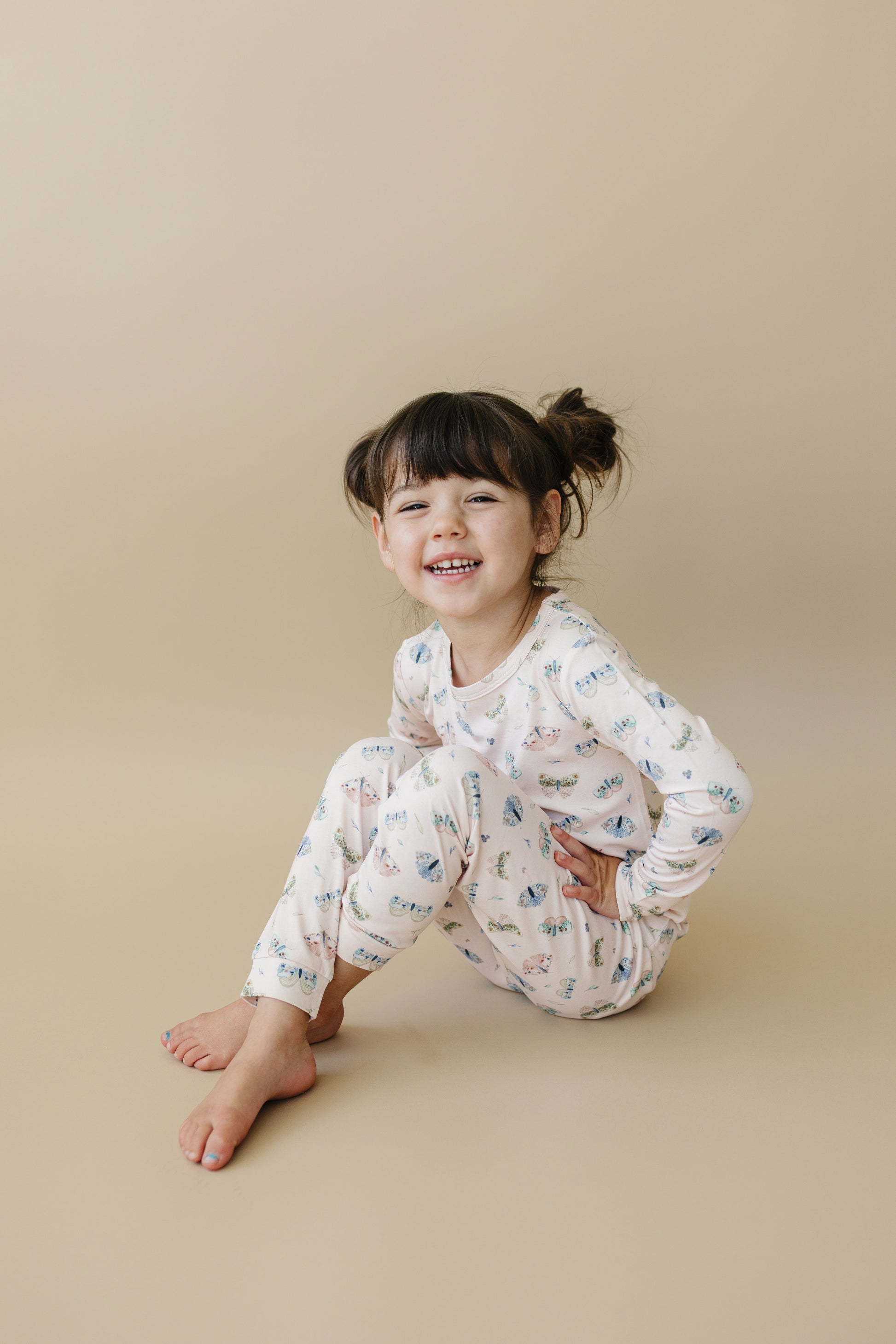 Luna Moths 2pc Bamboo Pajamas by Little Joy Co., product view 15