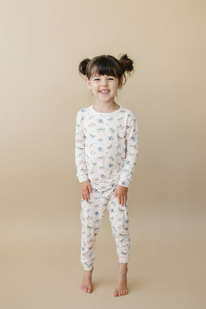 Luna Moths 2pc Bamboo Pajamas by Little Joy Co., product view 19