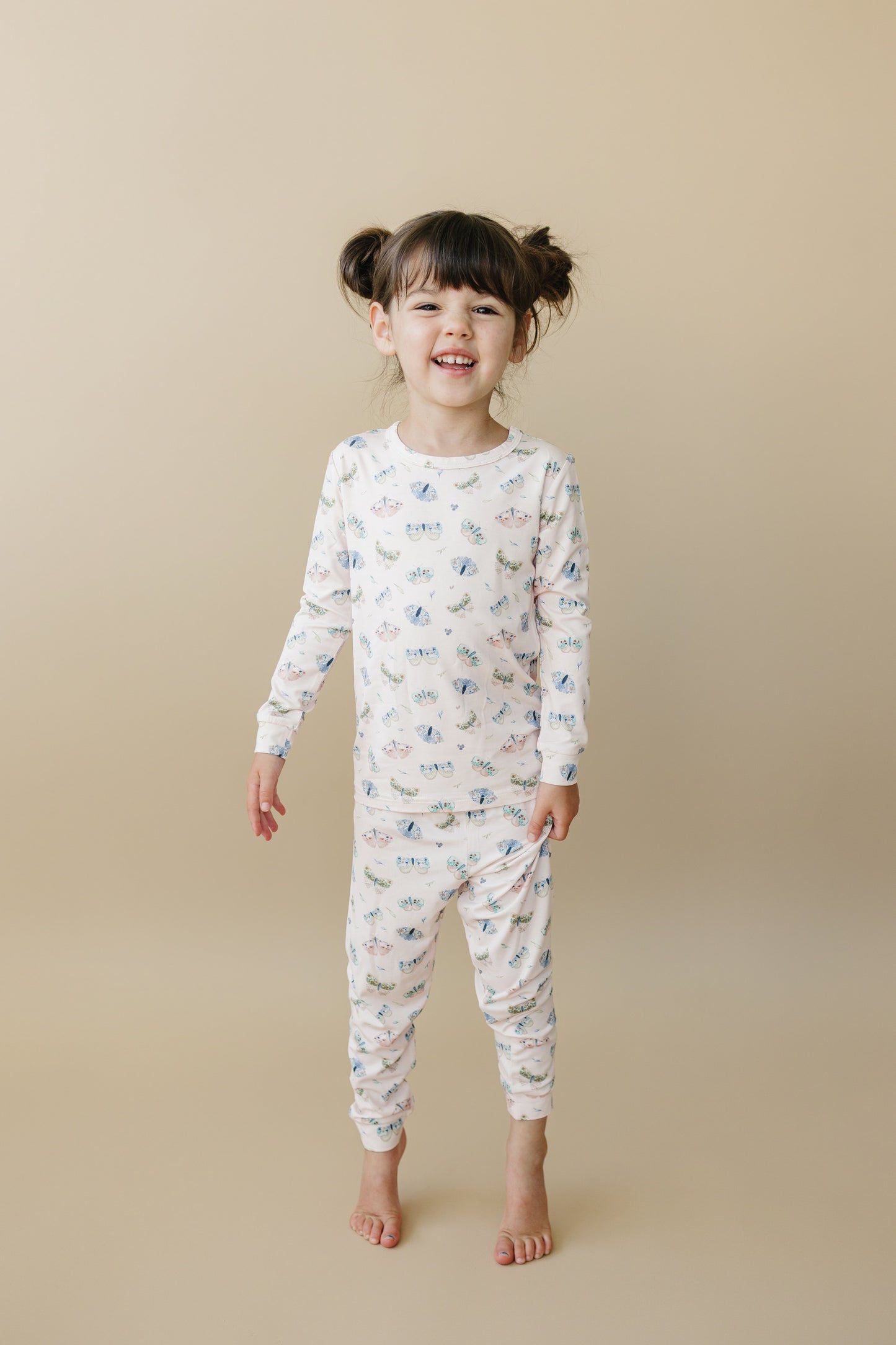 Luna Moths 2pc Bamboo Pajamas by Little Joy Co., product view 11