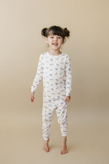 Luna Moths 2pc Bamboo Pajamas by Little Joy Co., product view 11
