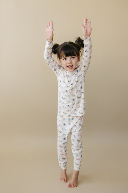 Luna Moths 2pc Bamboo Pajamas by Little Joy Co., product view 24