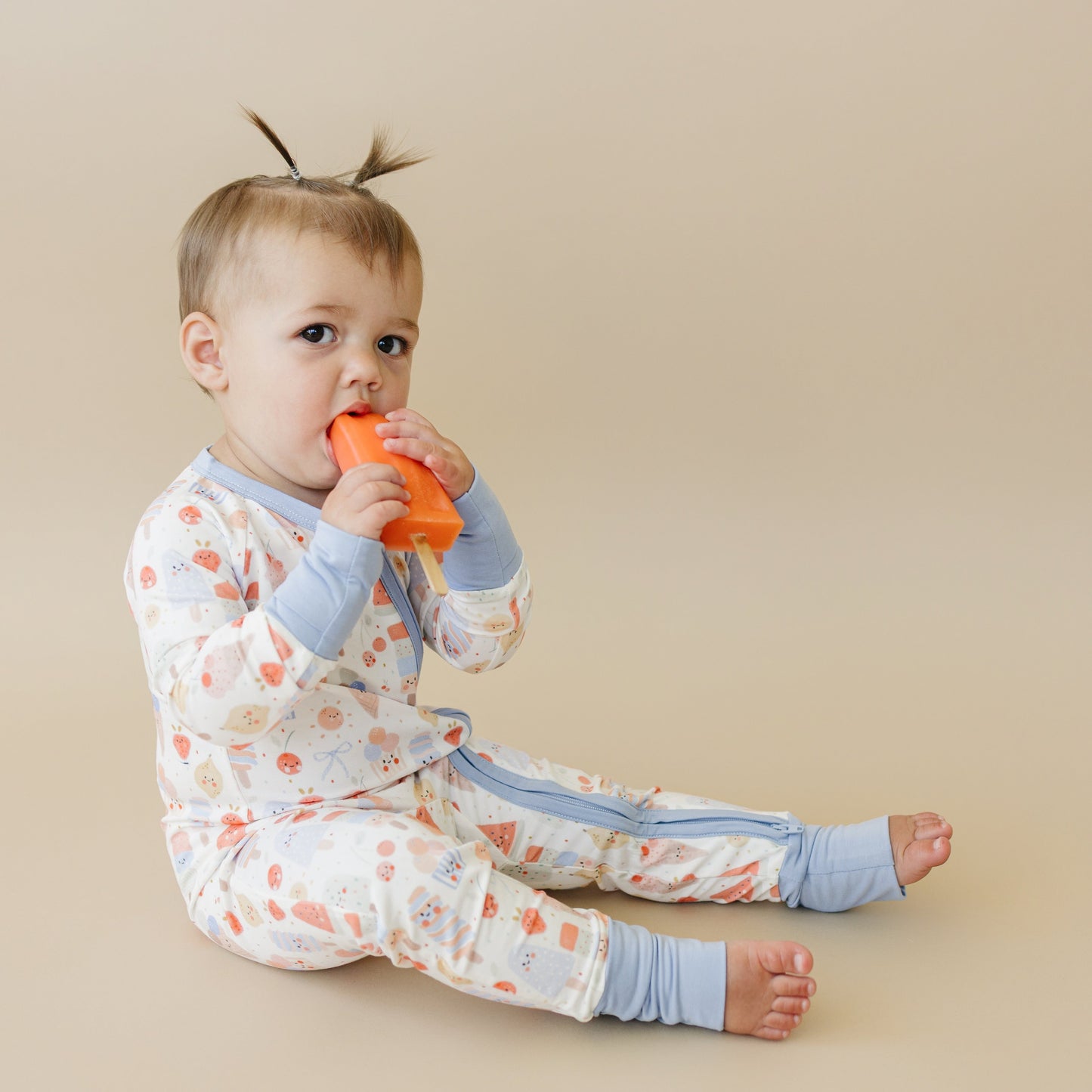 Sweet Summertime Bamboo Zippy Pajamas by Little Joy Co., product view 6