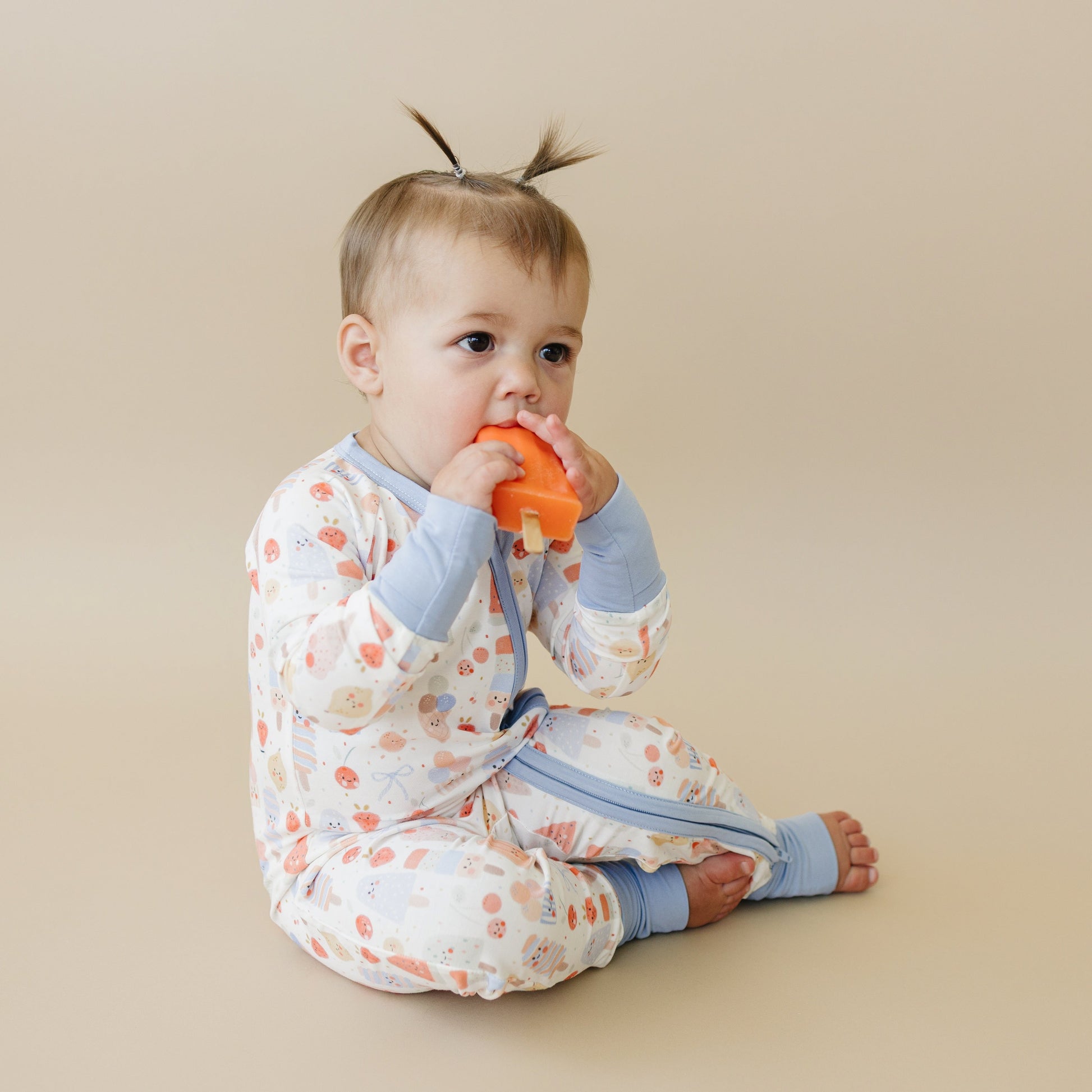 Sweet Summertime Bamboo Zippy Pajamas by Little Joy Co., product view 7