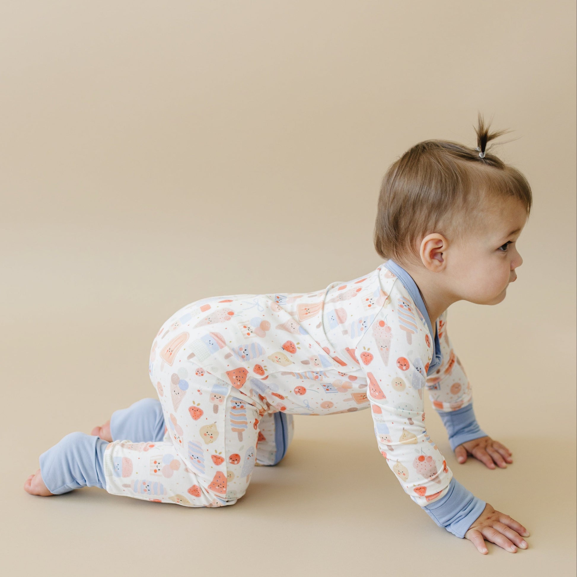 Sweet Summertime Bamboo Zippy Pajamas by Little Joy Co., product view 10