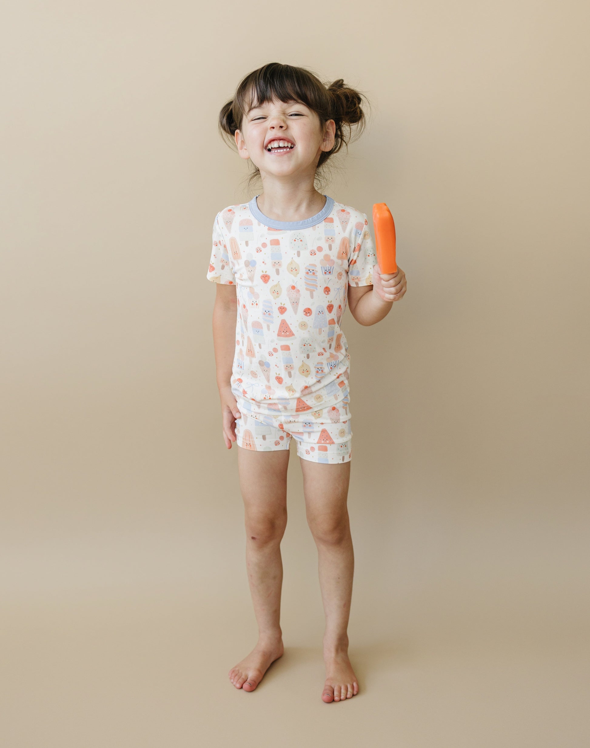 Sweet Summertime 2pc Bamboo Pajamas by Little Joy Co., product view 4
