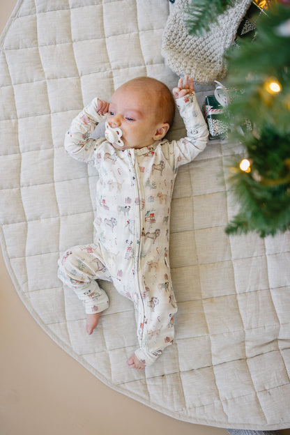 Santa Paws Bamboo Zippy Pajamas by Little Joy Co.