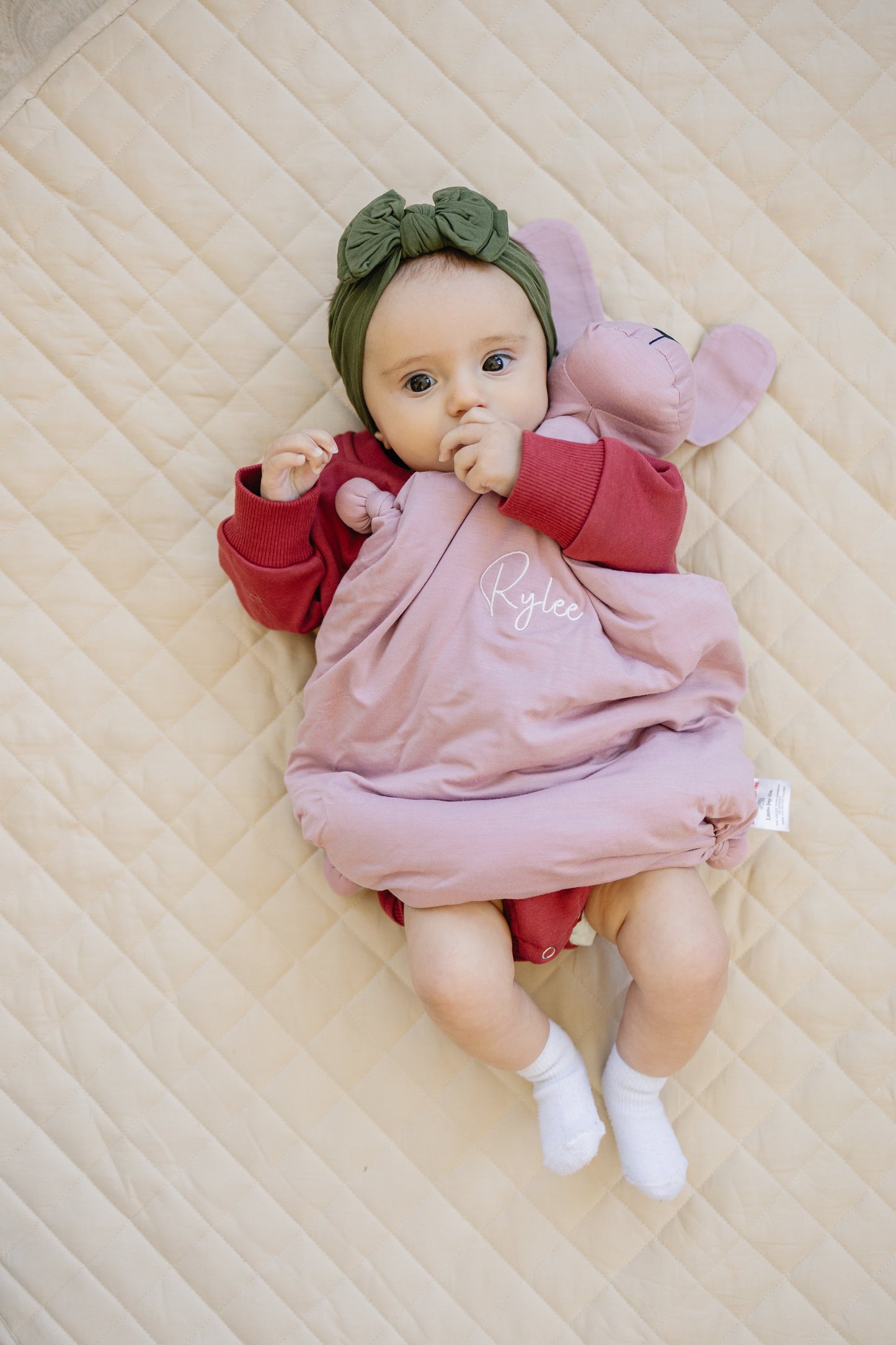 Cuddle Pup Bamboo Puppy Lovey by Little Joy Co., product view 16