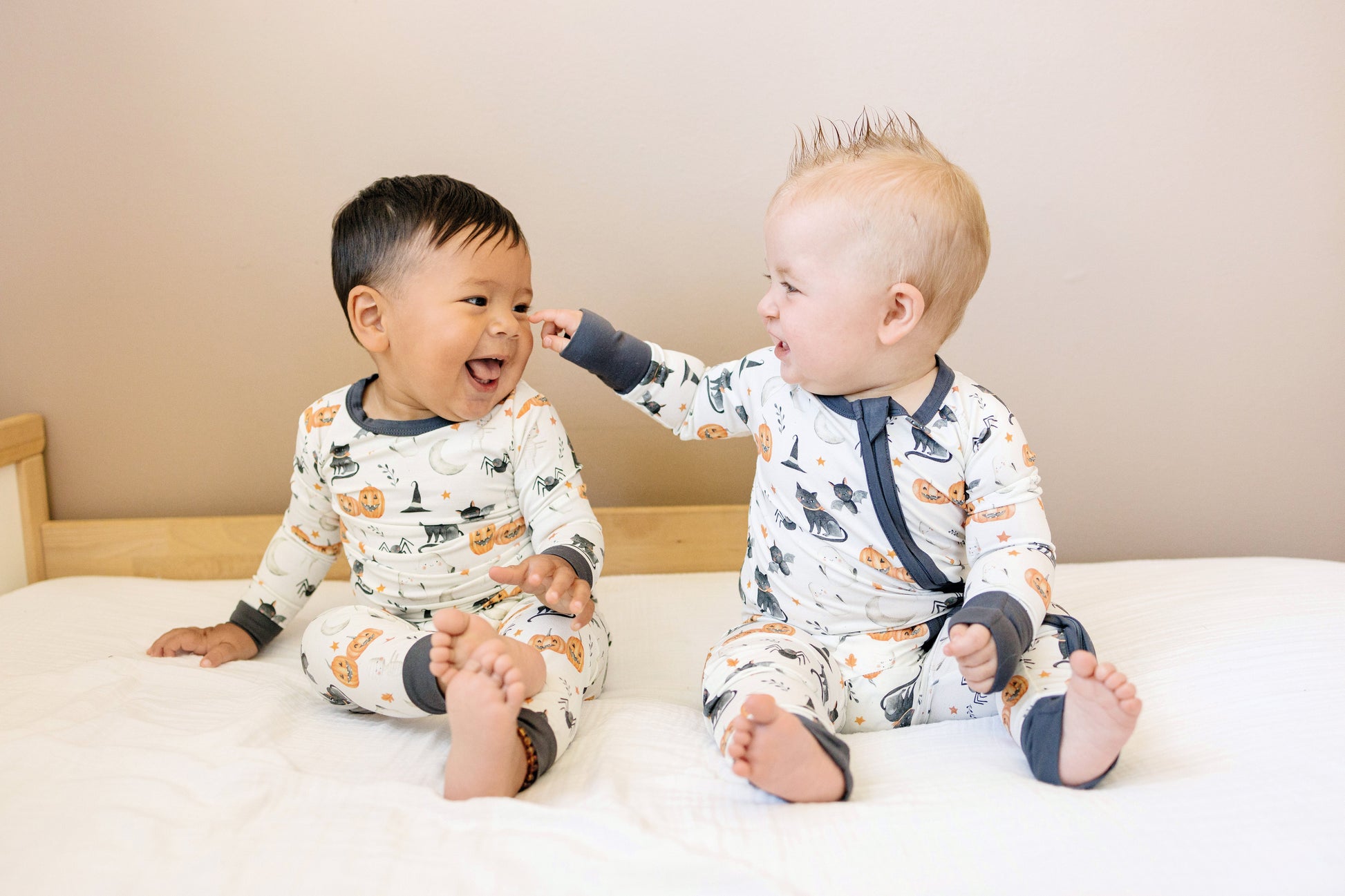 Boo Crew Bamboo Zippy Romper by Little Joy Co., product view 10
