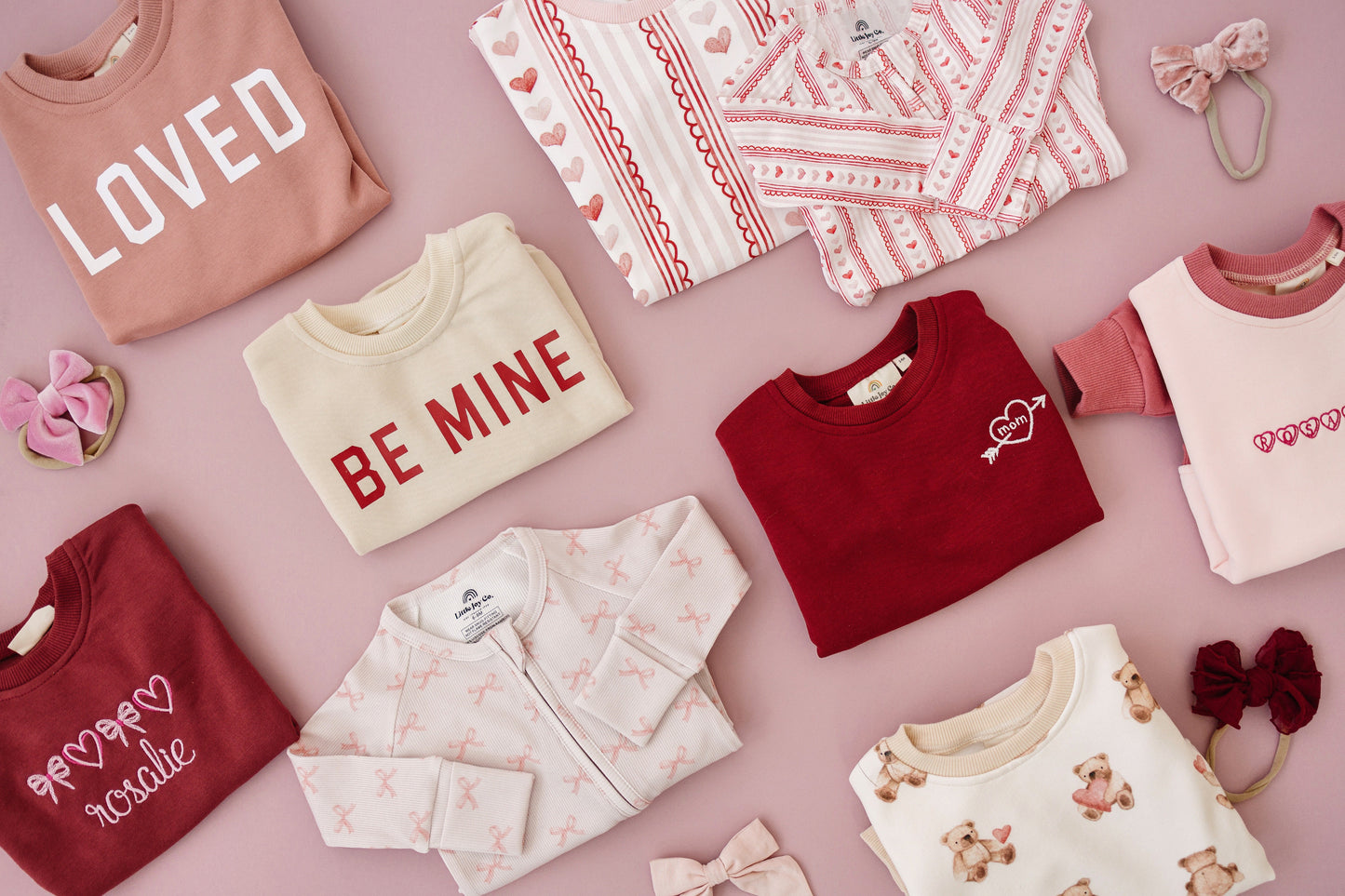 Laced with Love 2pc Bamboo Pajamas by Little Joy Co., product view 3