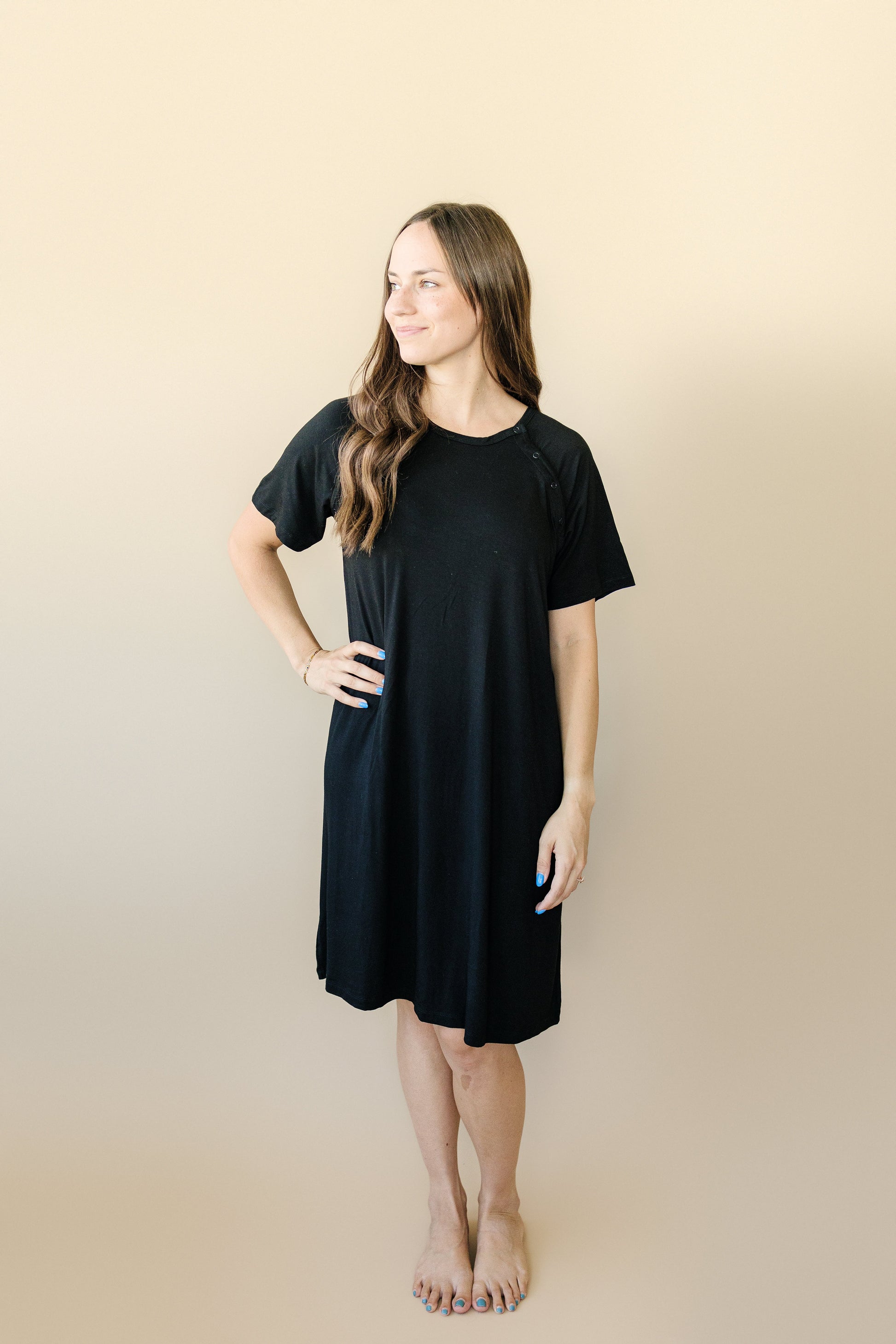 Bamboo Labor & Delivery Gown by Little Joy Co., product view 13