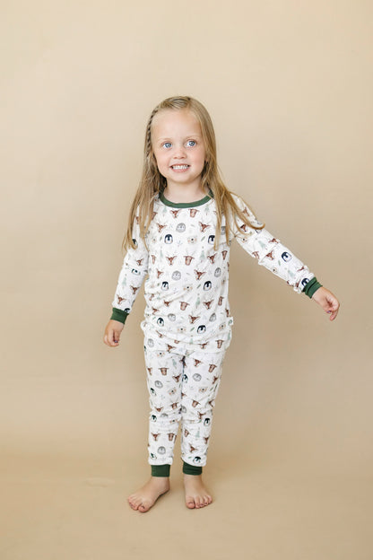 North Pole Pals 2pc Bamboo Pajamas by Little Joy Co., product view 13