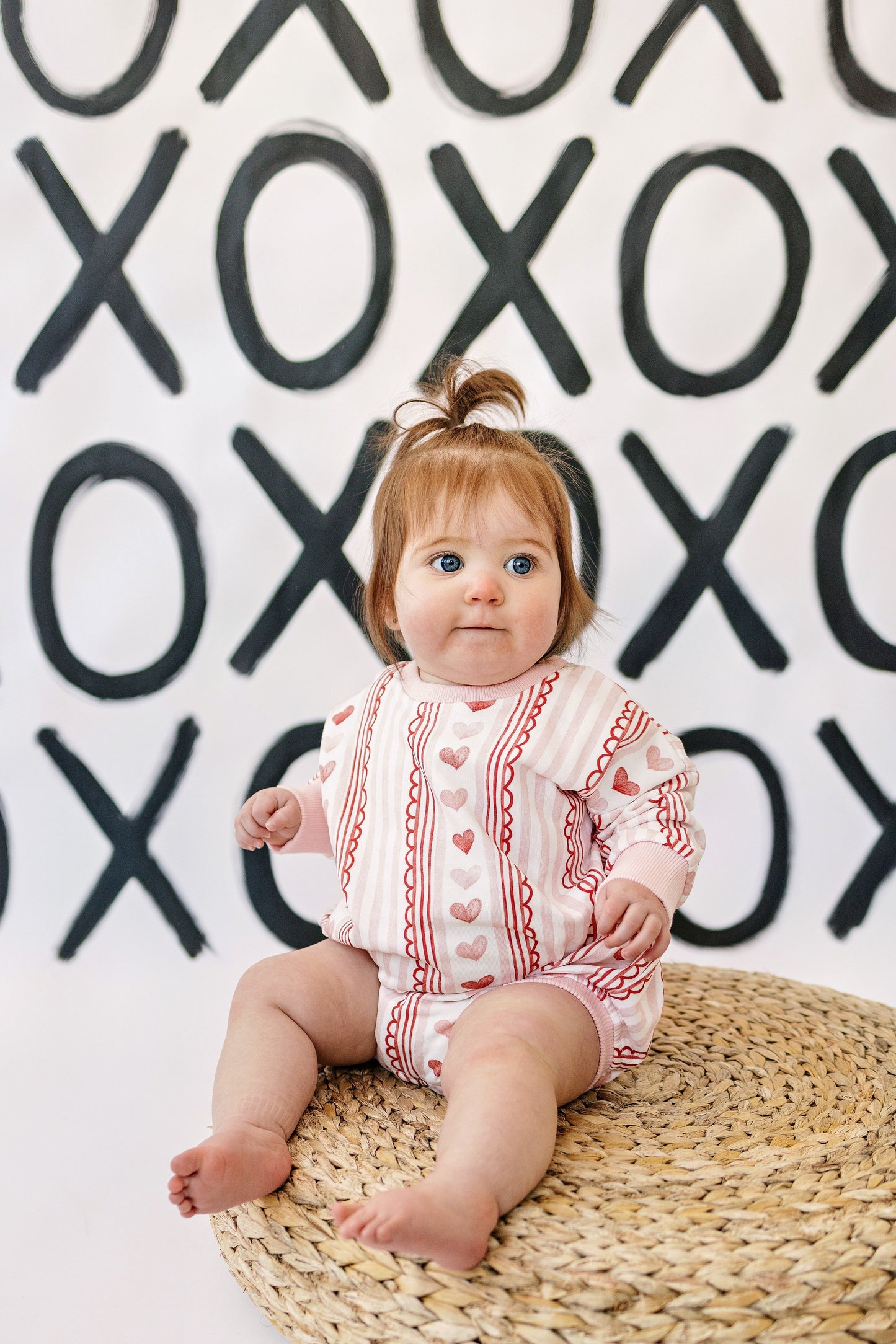 Laced with Love Sweatshirt Romper by Little Joy Co., product view 11