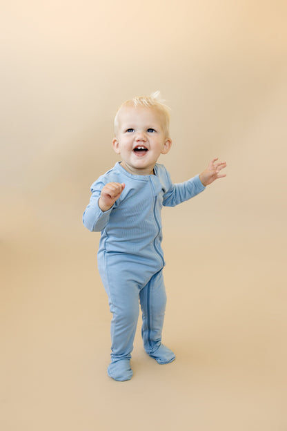Bamboo Footed Bamboo Zippy Pajamas by Little Joy Co., product view 11