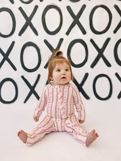 Laced with Love Bamboo Zippy Pajamas by Little Joy Co., product view 6