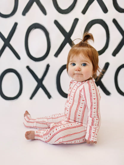 Laced with Love Bamboo Zippy Pajamas by Little Joy Co.