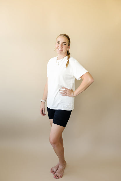 Adult Unisex Bamboo Tee by Little Joy Co., product view 3