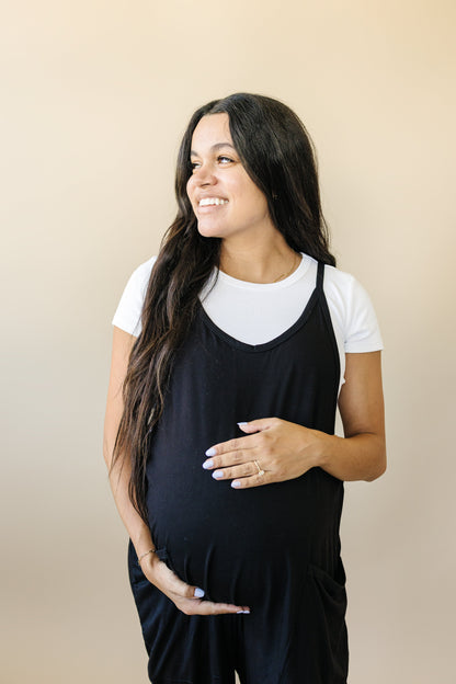 Women's Bamboo Tank Romper by Little Joy Co., product view 2