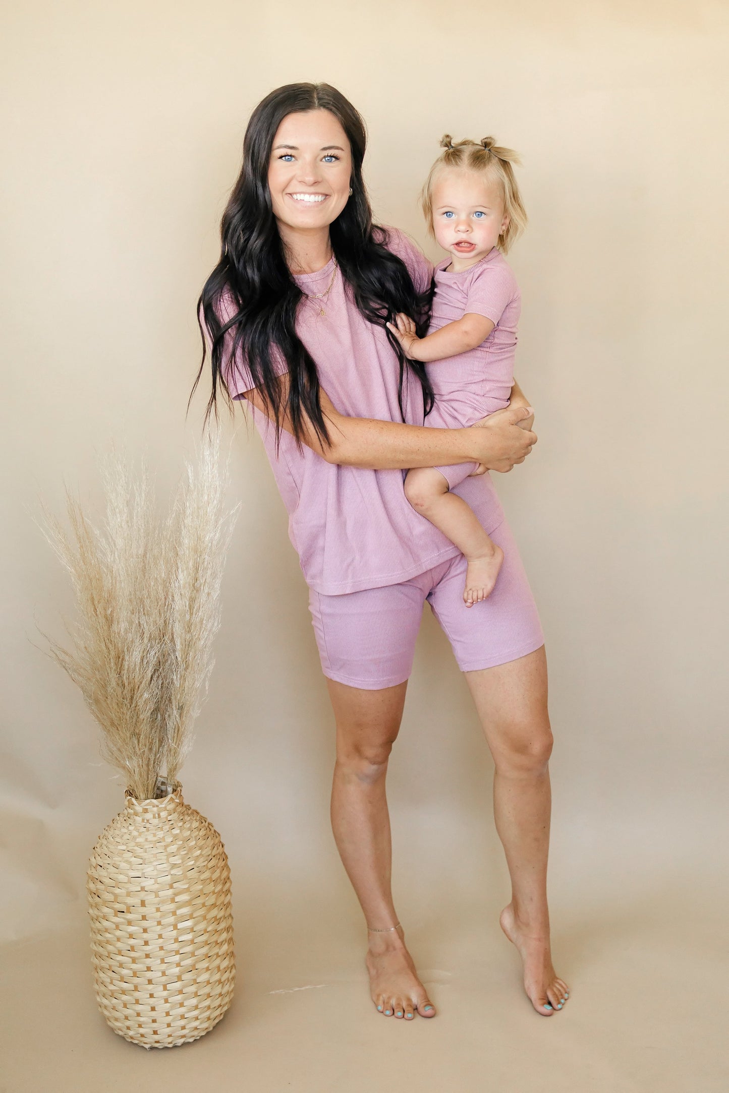 Women's Ribbed Bamboo Pajama Top & Bottoms - sold as separates by Little Joy Co., product view 2