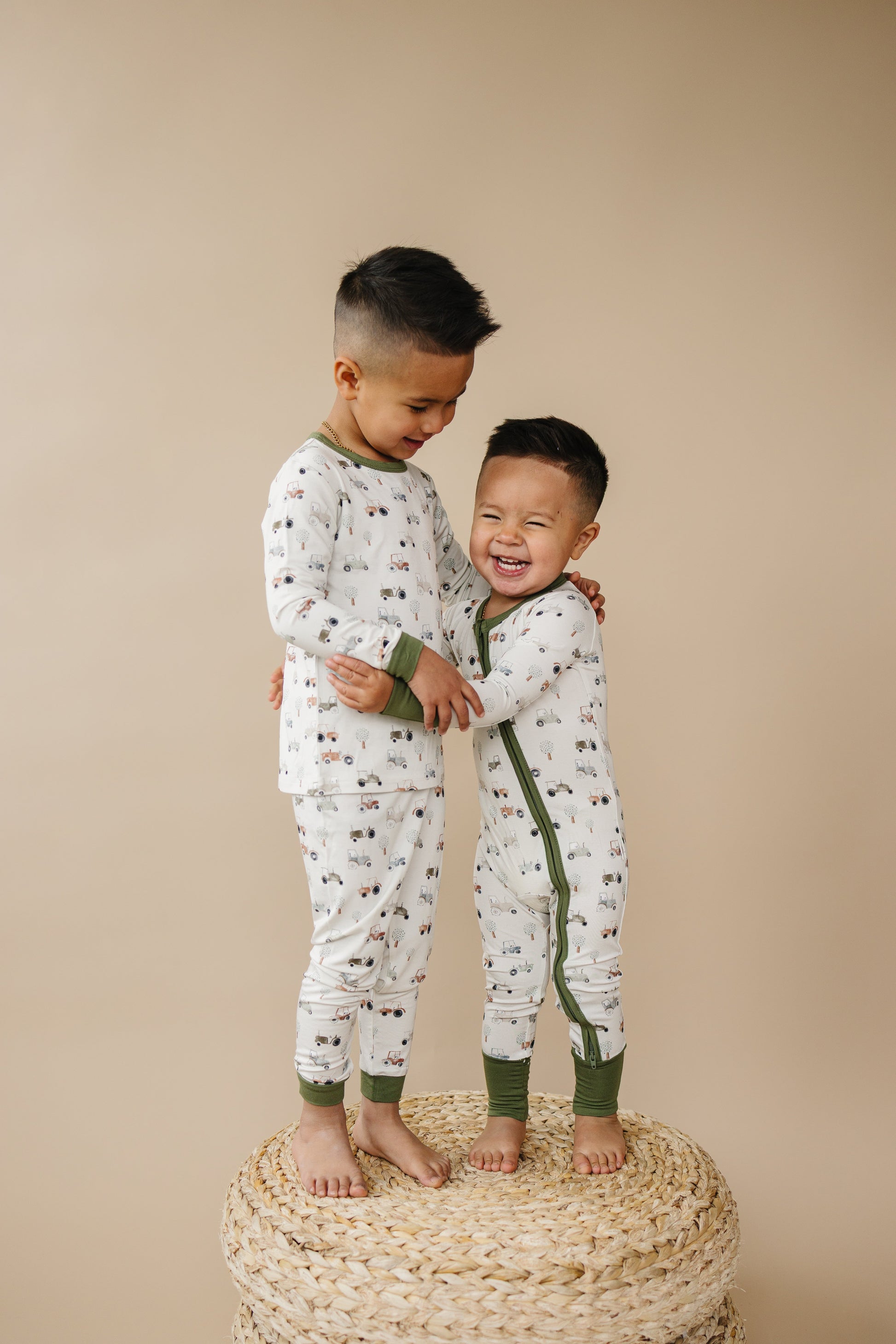 Tiny Tractors 2pc Bamboo Pajamas by Little Joy Co., product view 9