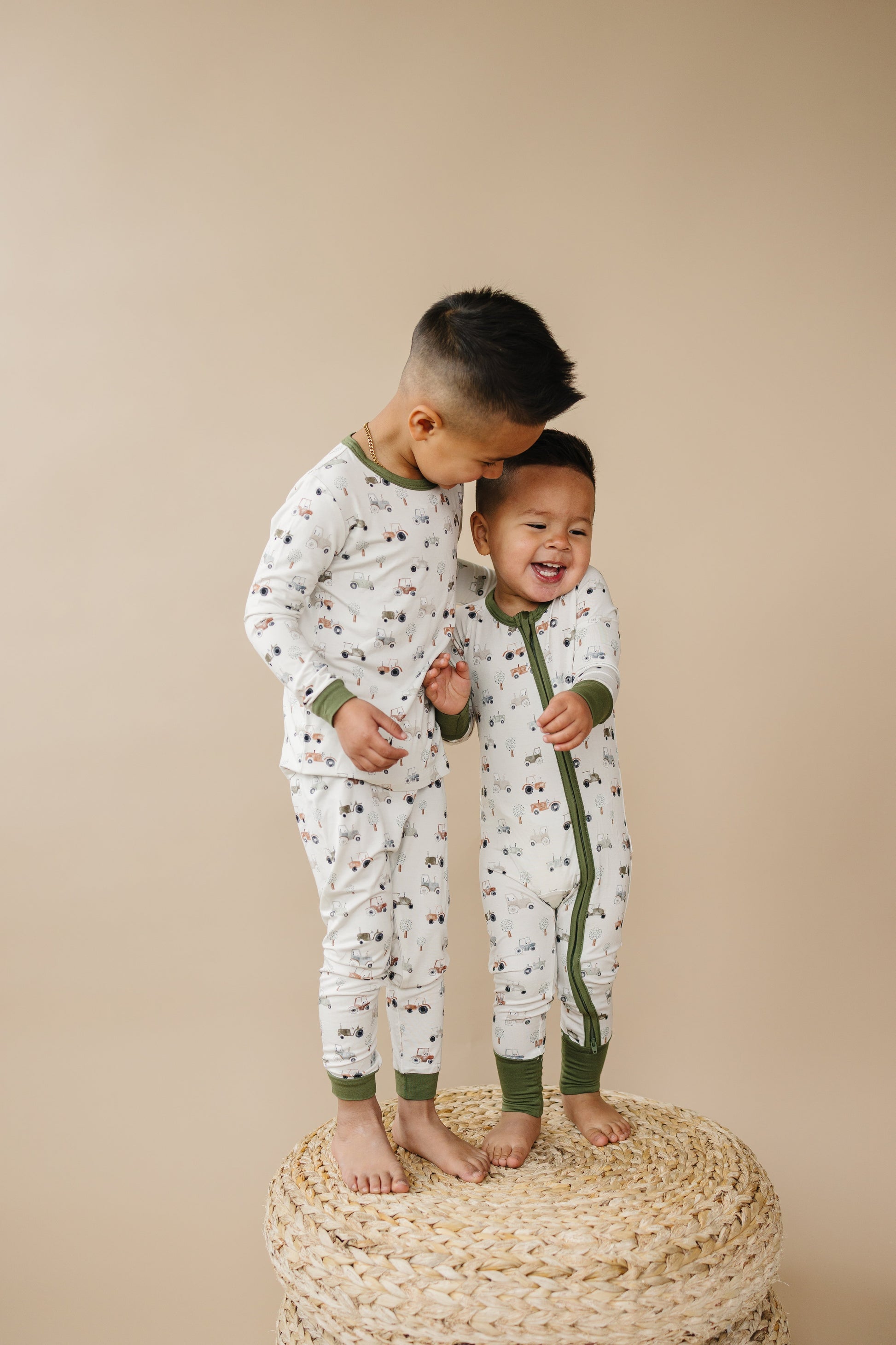 Tiny Tractors 2pc Bamboo Pajamas by Little Joy Co., product view 10