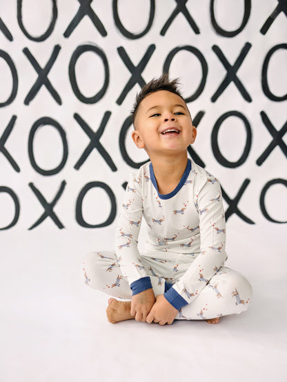 Puppy Love 2pc Bamboo Pajamas by Little Joy Co., product view 5