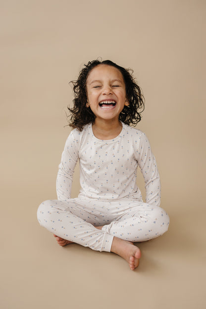 Tiny Tulips 2pc Bamboo Pajamas by Little Joy Co., product view 16