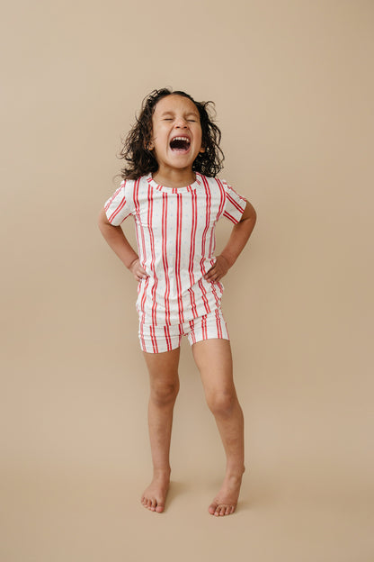 Stars & Stripes 2pc Bamboo Pajamas by Little Joy Co., product view 12