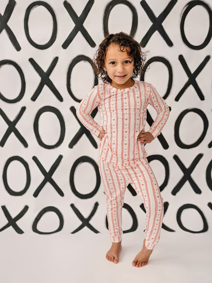 Laced with Love 2pc Bamboo Pajamas by Little Joy Co., product view 7