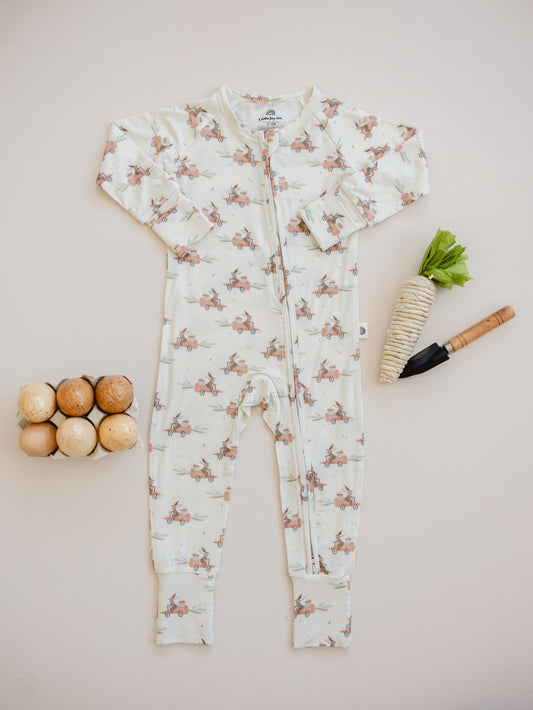 Cottontail Cruisers Modal Zippy Pajamas by Little Joy Co., product view 2