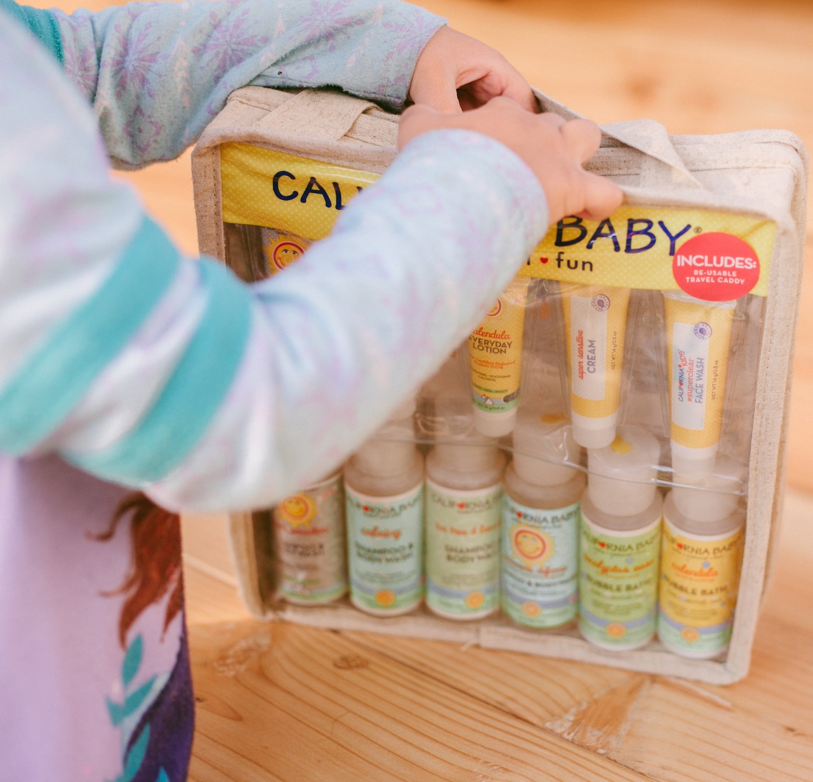100% Plant-based Collection™ Deluxe Travel Set by California Baby, product view 6