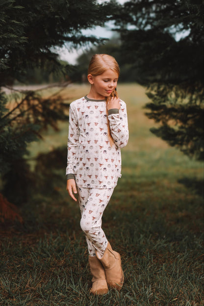 North Pole Pals 2pc Bamboo Pajamas by Little Joy Co., product view 3