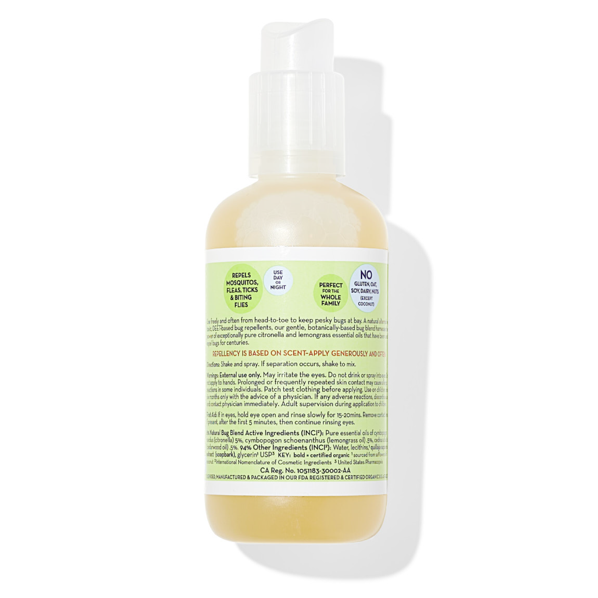 Natural Bug Blend™ Bug Repellent Spray by California Baby, product view 4